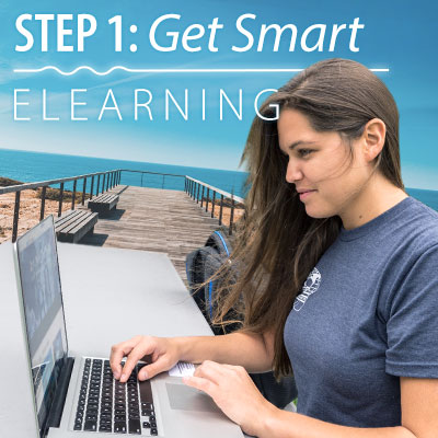 SDI learn to dive step 1. elearning can be done anywhere with or without an Internet connection to get the theory completed before coming on your holidays