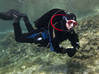 Drysuit training as part of a Divemaster Internship in Cyprus