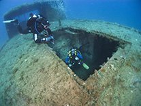 liberty wreck diving in Protaras Cyprus