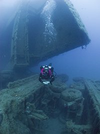Zenobia wreck in Larnaca Cyprus